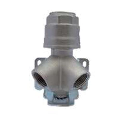 90661-20-08 Double Outlet Elbow / Bracket 45 Degree, Assembly 20mm x 1/2NPT