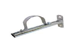100835-115 Wall Bracket With Pipe Strap & Bolt