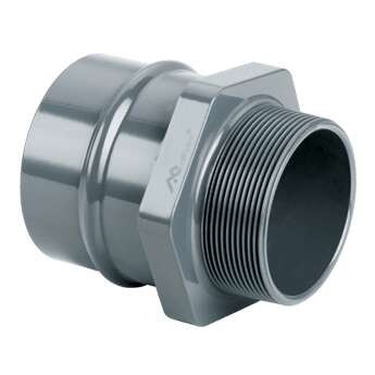 6617 63 mm - 2 1/2 inch Pipe To 2 1/2 inch Male NPT Adapter