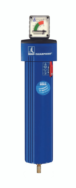 4007053 CLEARPOINT®  M012 Threaded Coalescing and Particulate Filter with Float Drain and Differential Pressure Gauge