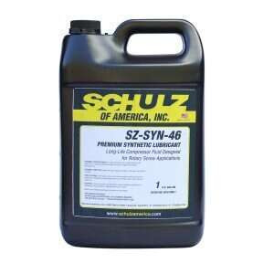 SZ-SYN-46-1 1 Gallon, ISO 46 Synthetic Rotary Oil for Rotary Screw Air Compressors