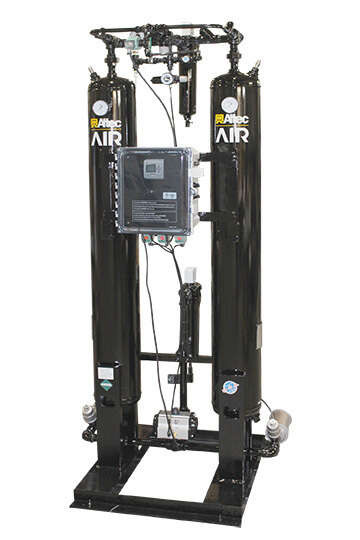 HRL-0075-1-E3 Heatless Regenerative Desiccant Dryer 120V, 1 Ph, 60Hz, 75 SCFM