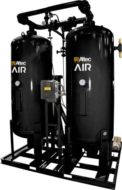 HLD-0100-1-E3 Low Dew Point Heatless Regenerative Desiccant Air Dryer 120 VAC, 1 Phase, 60Hz