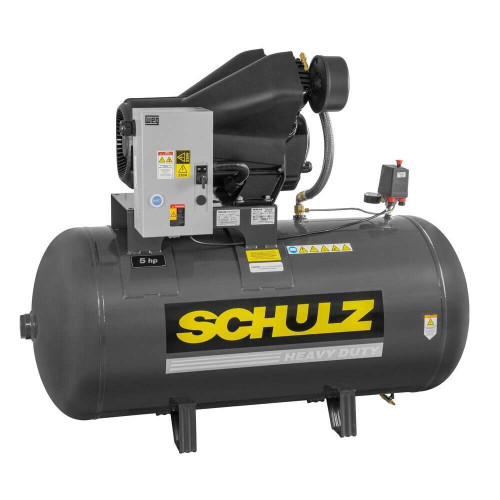 MCSV 20 AP AUDAZ 230V, 5 HP, 1 Phase Horizontal Tank Audaz V Series Piston Compressor