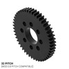 32 Pitch, 48 Tooth Delrin Hub Mount Spur Gear