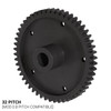32P, 52T, 0.250" (1/4) Bore, Plain Bore Gear (Delrin)