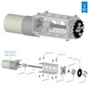 10 RPM Precision Spur Gear Motor