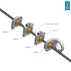 6mm Lead Screw Nut, 0.770" Pattern