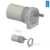 75 RPM Precision Spur Gear Motor