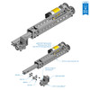 Linear Actuator Kit A (7.4" Stroke X-Rail Piston)