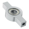 1606-0043-0006 - 1606 Series 2-Side, 1-Post Pillow Block (6mm Bore)