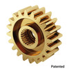 2305-0024-0020 - 2305 Series Brass, MOD 0.8, Servo Gear (24 Tooth Spline, 20 Tooth)