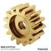 2305-0025-0015 - 2305  Series Brass, MOD 0.8, Servo Gear (25 Tooth Spline, 15 Tooth)