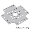 1108-0003-0001 - 1108 Series Flat Pattern Bracket (3-1)