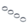 12mm ID Steel Spacer (15mm OD, 4mm Length) - 4 Pack