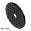 90 Tooth Hub-Mount Gear (MOD 0.8, 4mm Thick Acetal)