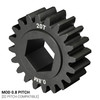 Slip-Fit Steel Pinion Gear (8mm REX® Bore, MOD 0.8, 20T)