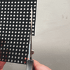 Transparent Black Polycarbonate Grid Plate (1.5mm Thickness, 27 x 44 Hole, 216 x 352mm)