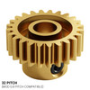 24T, 0.250" (1/4) Bore 32P Shaft Mount Pinion Gear