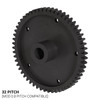 32P, 56T, 0.250" (1/4) Bore, Plain Bore Gear (Delrin)