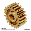 Brass, 32P, 20 Tooth, C24T Spline Servo Gear