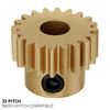 20T, 6mm Bore, 32P Shaft Mount Pinion Gear