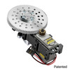 SG12 Series Servo Gearbox (7:1 Ratio, 642° Rotation, 2450 oz-in, 1.12 sec/60°)