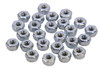 Zinc-Plated Steel Nylon-Insert Locknut (6-32 UNC, 5/16" Hex) - 25 Pack