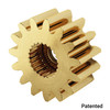 2305 Series Brass, MOD 0.8, Servo Gear (24 Tooth Spline, 15 Tooth)