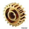 2305-0025-0020 - 2305  Series Brass, MOD 0.8, Servo Gear (25 Tooth Spline, 20 Tooth)