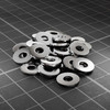 2801 Series Zinc-Plated Steel Washer (4mm ID x 11mm OD) - 25 Pack