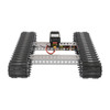 Bravo RC Tank Track Chassis (Rubber Treads) - Front view