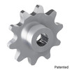 0.250" Pitch, 10 Tooth Aluminum Servo Sprocket with 24 Tooth Spline