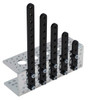 Plastic Flat Beam (15 Hole, 5.39" Length) - 2 Pack