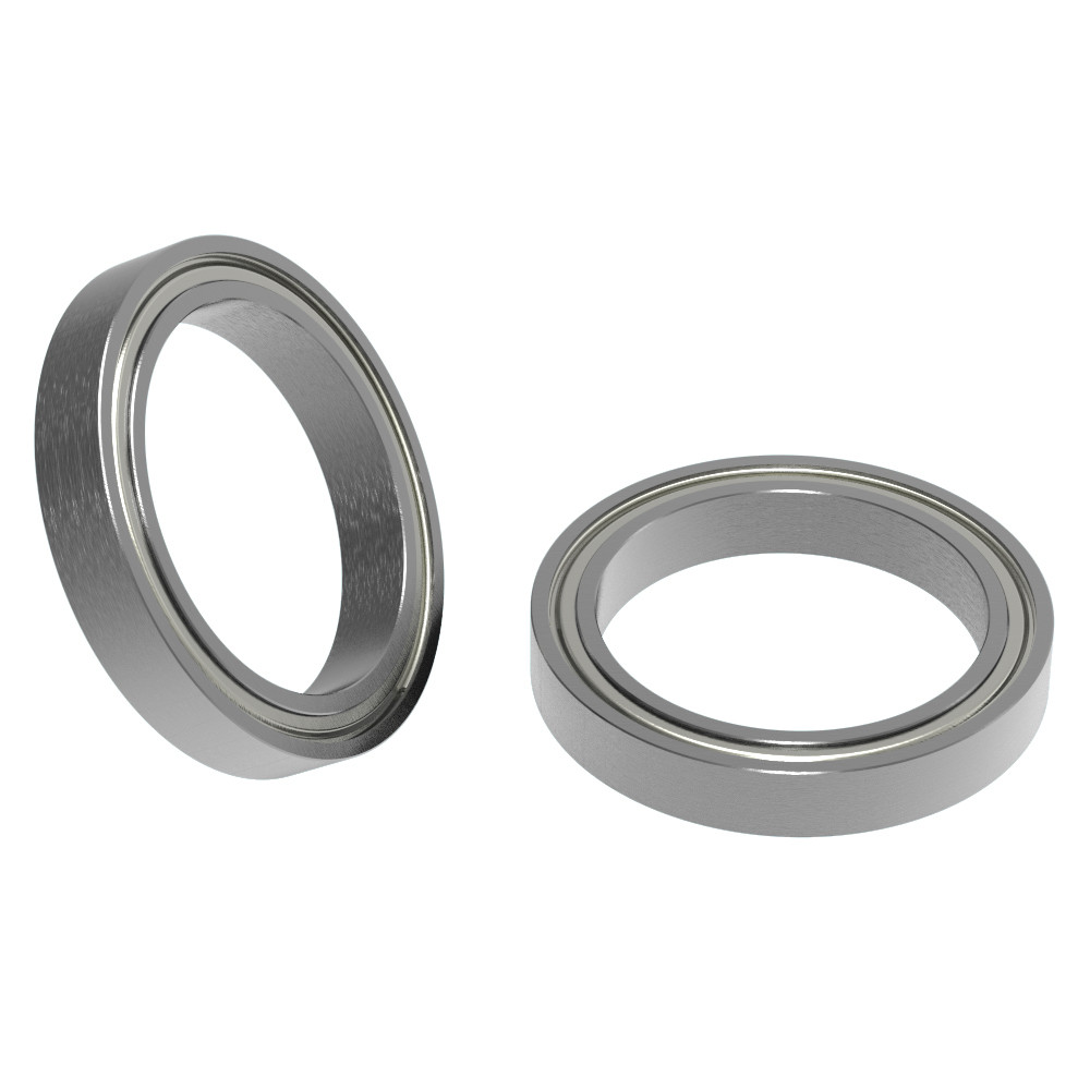 3/4" ID Non-Flanged Ball Bearing (1" OD, 5/32" Thickness) - 2 Pack