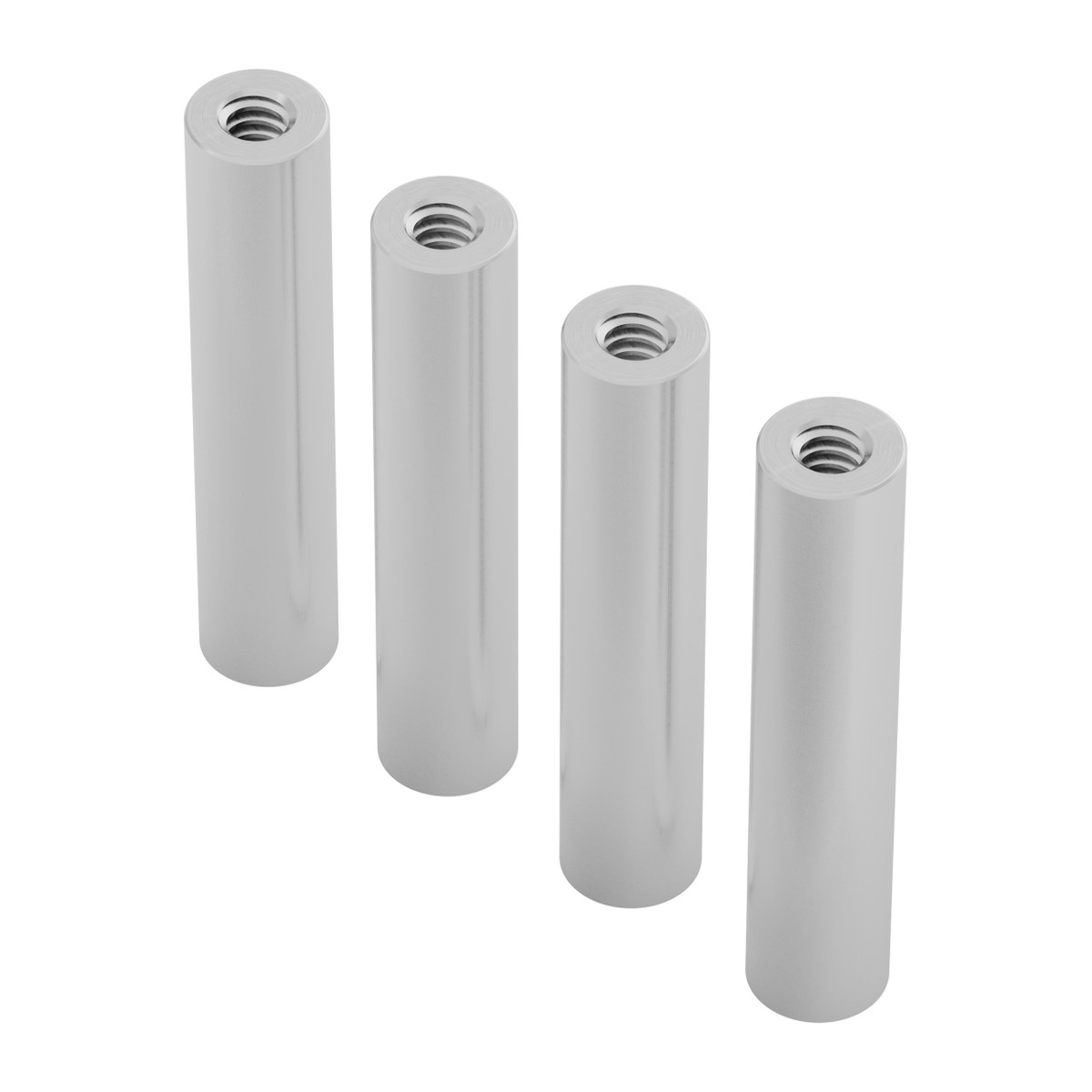 1.125" Length, 1/4" OD Round Aluminum Standoff (6-32 Thread)