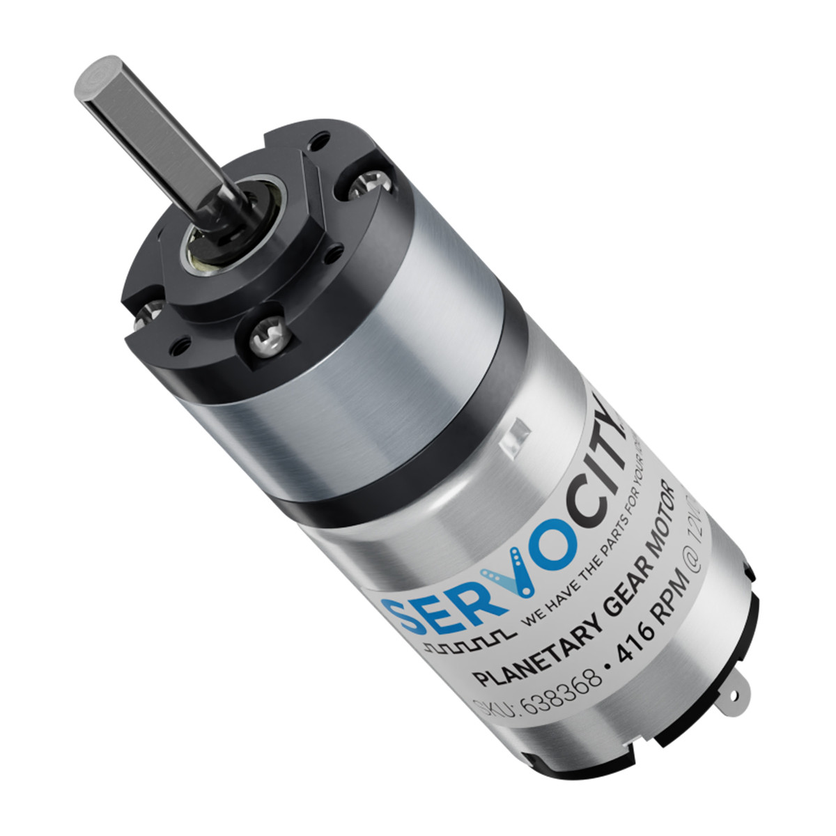 416 RPM Premium Planetary Gear Motor