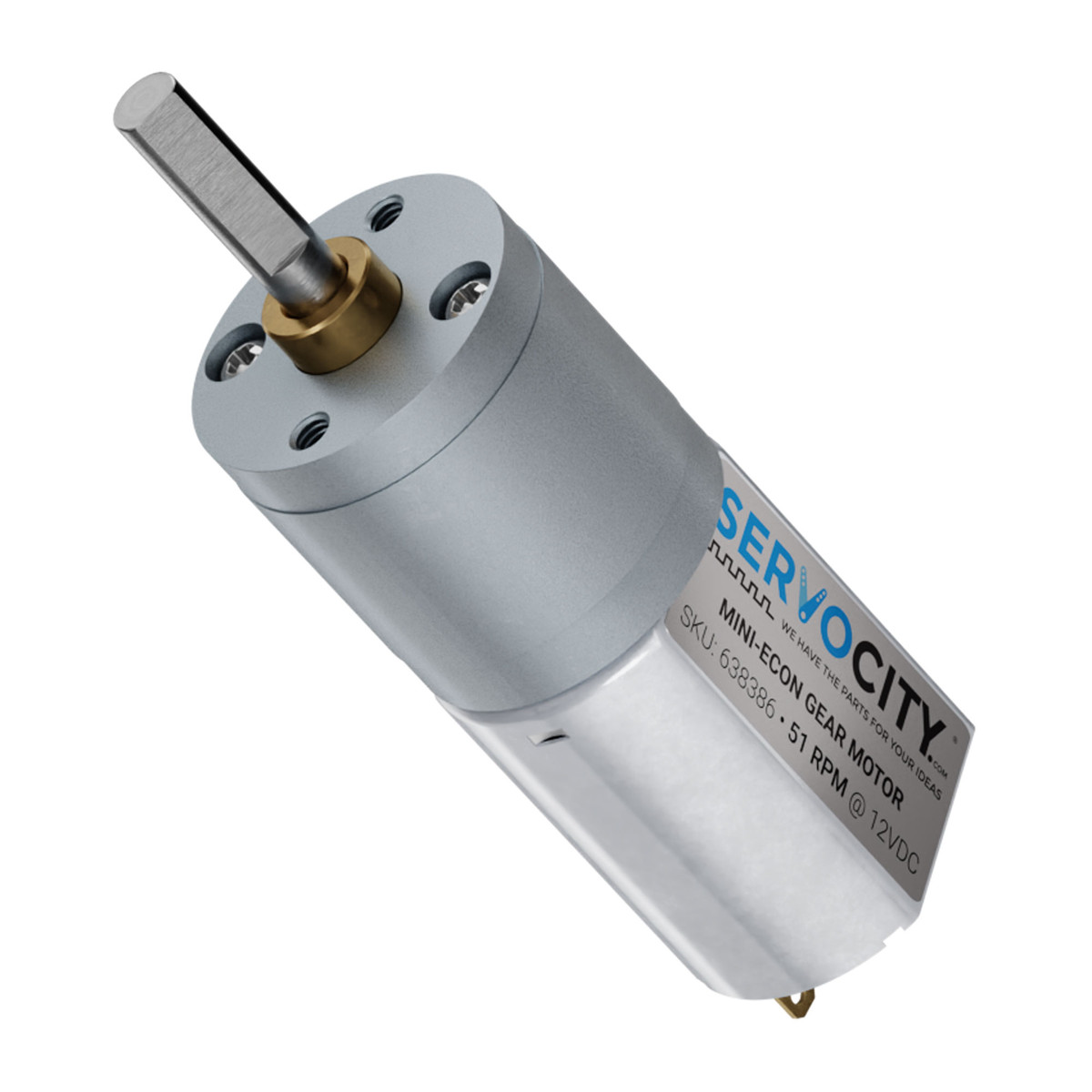 51 RPM Mini Econ Gear Motor