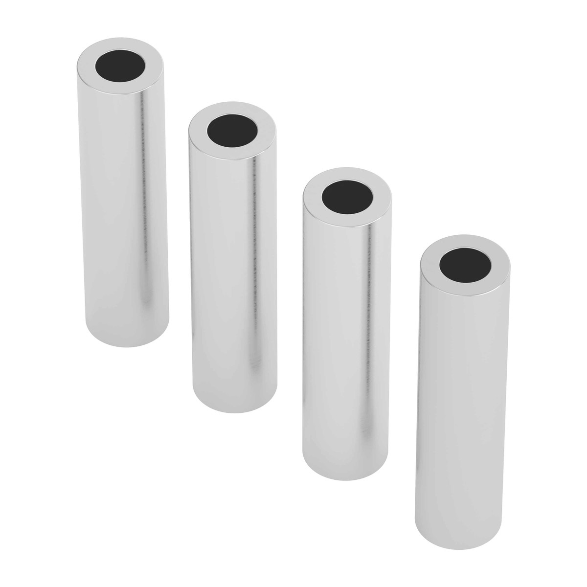 1.000" Length, 1/4" OD Aluminum Spacers for #6 Screw Size (0.140” ID)