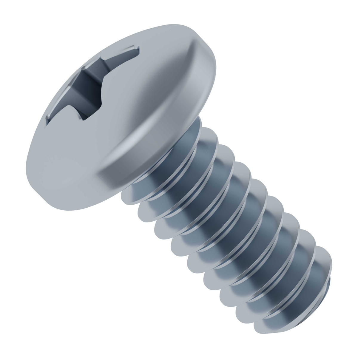 Zinc-Plated Steel Phillips Pan Head Screw (6-32 UNC, 5/16" Length) - 25 Pack