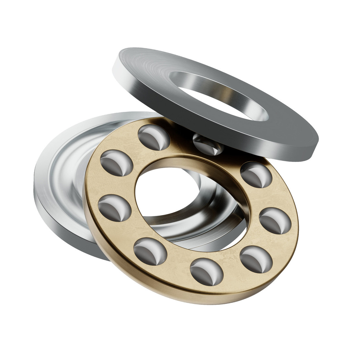 8mm ID Thrust Ball Bearing (15.5mm OD, 5mm Thickness)