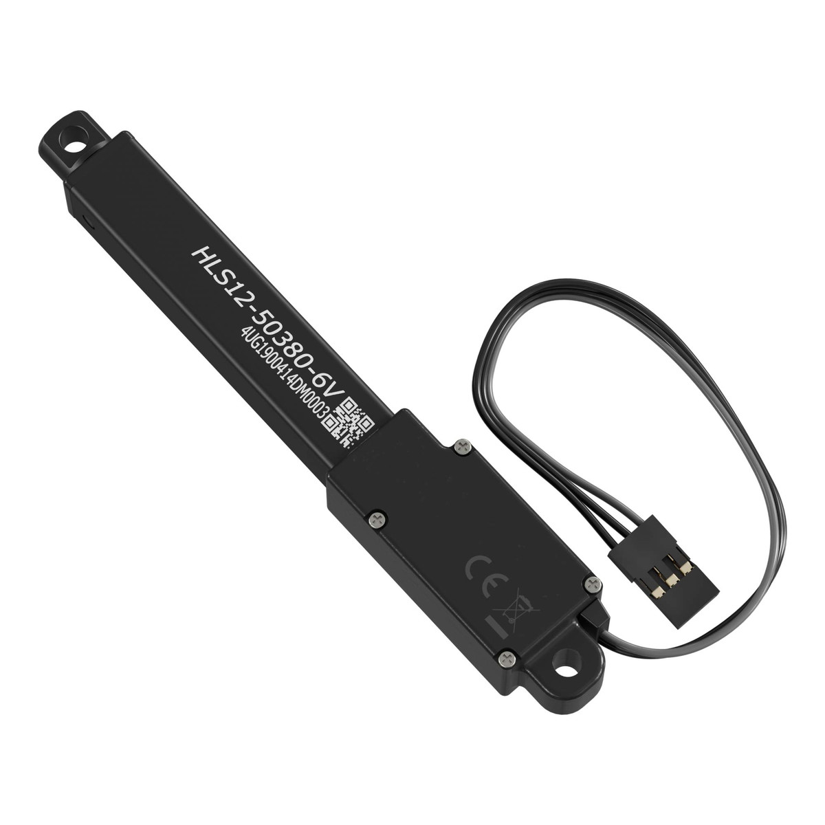 Hitec Linear Servo (2.0" Stroke, 0.2"/sec,  48.9lb Thrust)