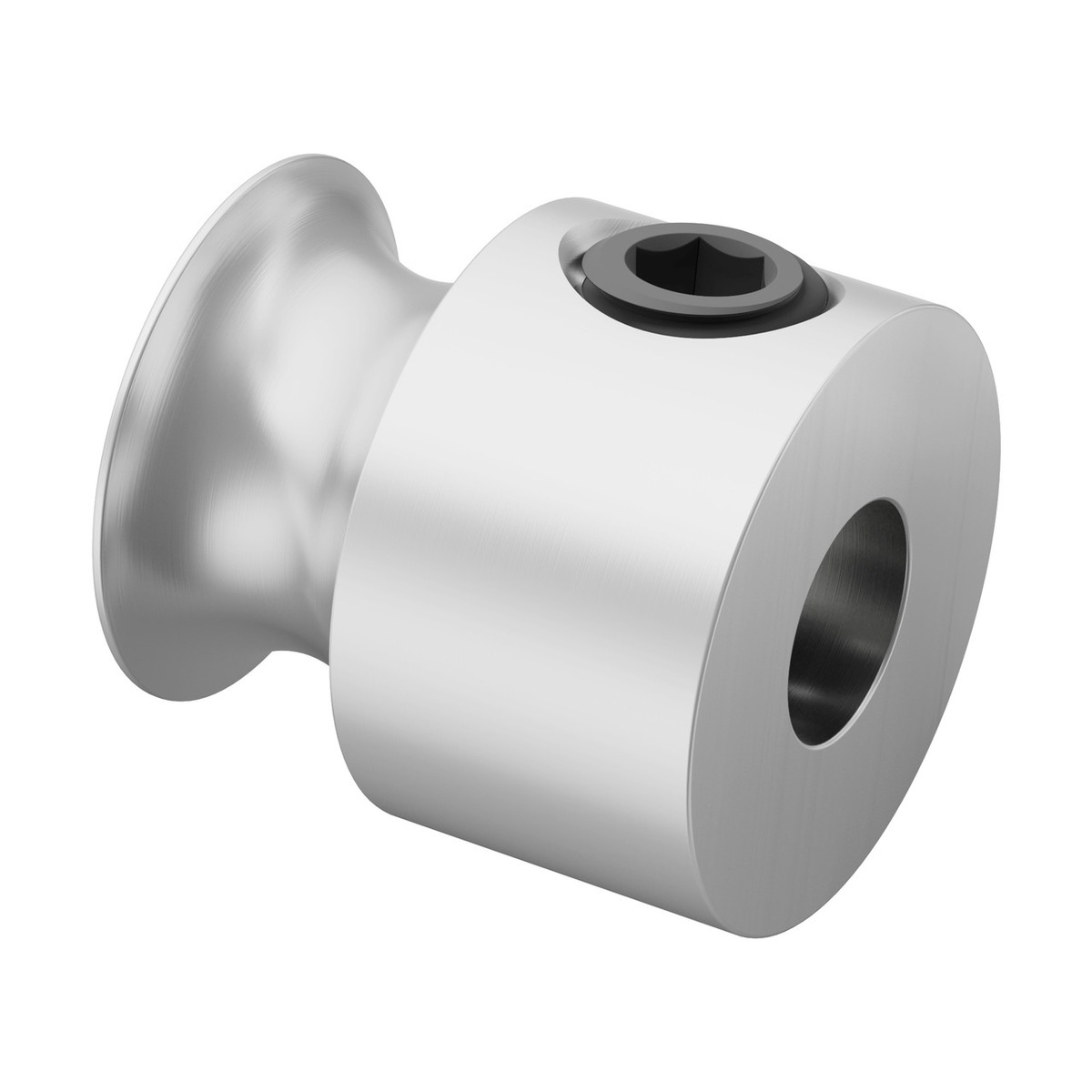 3401 Series Set-Screw Round Belt Pulley (5mm Bore, 8mm PD)