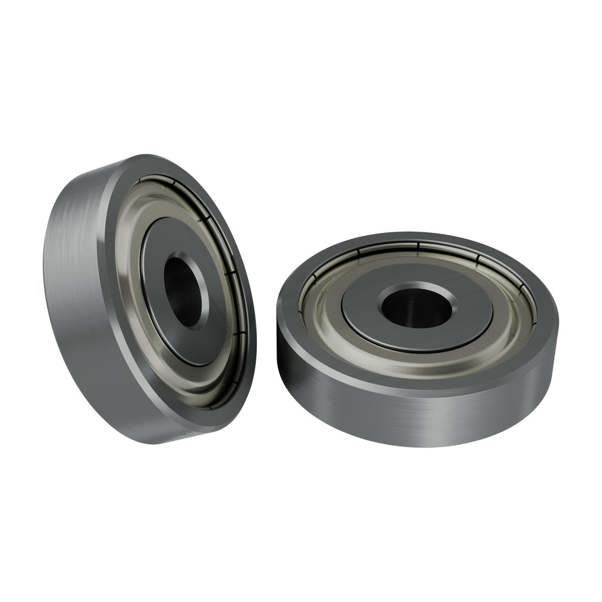 4mm ID Non-Flanged Ball Bearing (16mm OD, 4mm Thickness) - 2 Pack