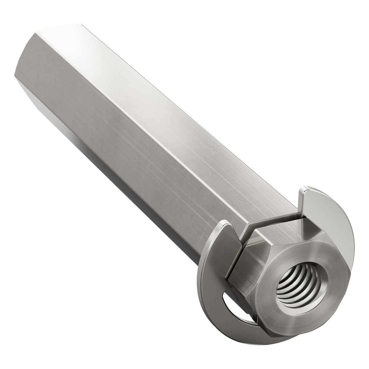 8mm REX® Shaft with E-Clip (Stainless Steel, 43mm Length)