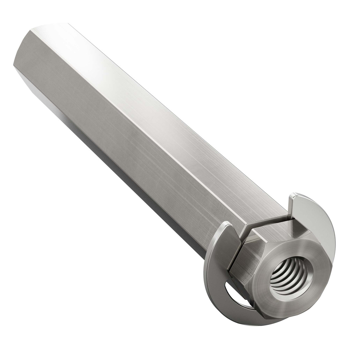 8mm REX® Shaft with E-Clip (Stainless Steel, 52mm Length)