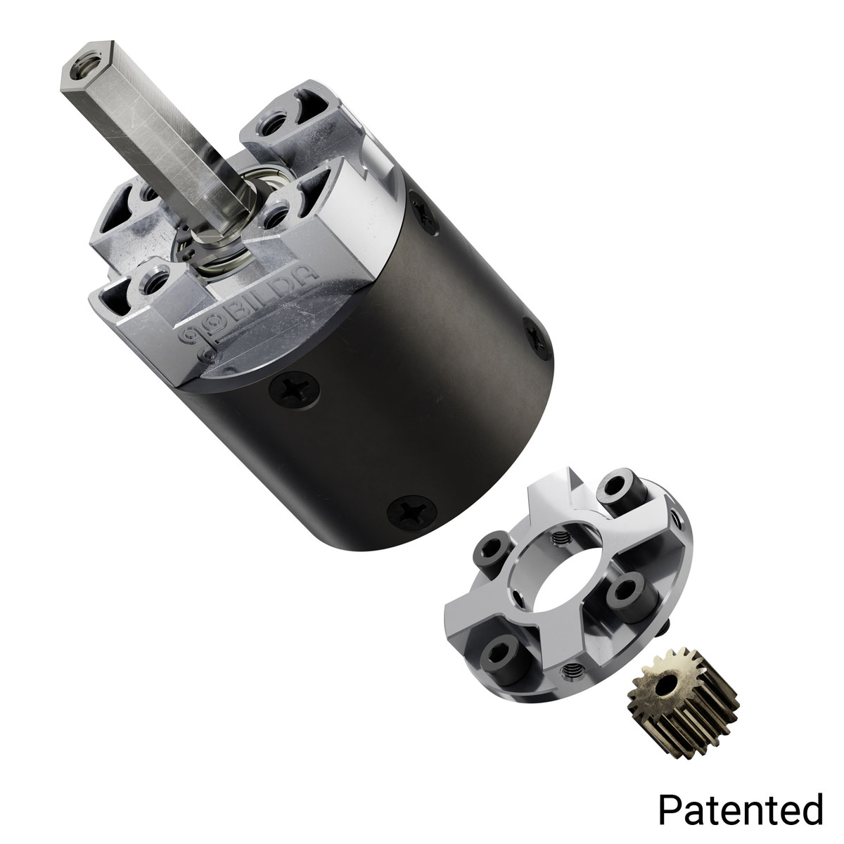 5103 Series Planetary Gearbox (13.7:1 Ratio, 24mm Length 8mm REX® Shaft)