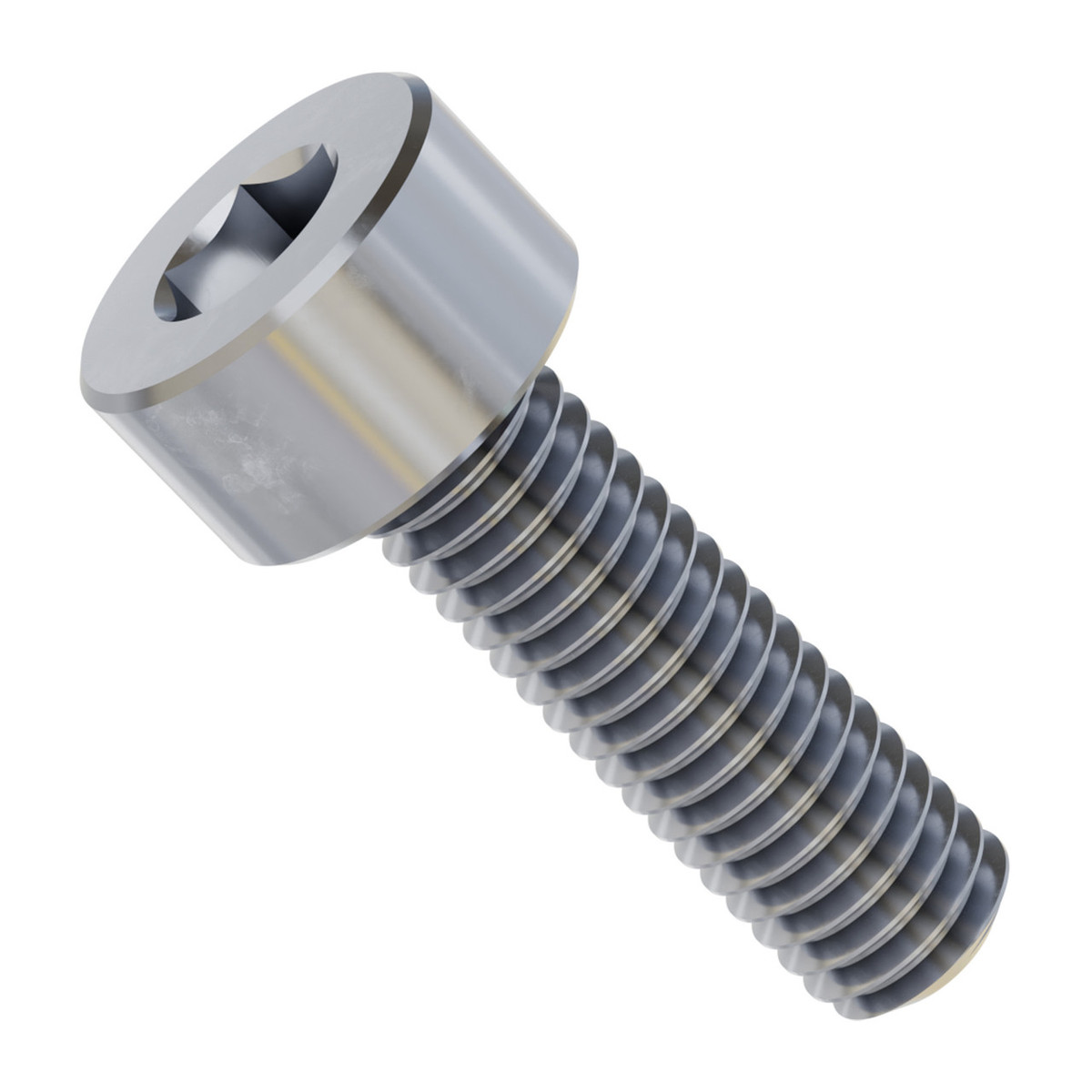 Zinc-Plated Steel Socket Head Screw (M3 x 0.5mm, 12mm Length) - 6 Pack