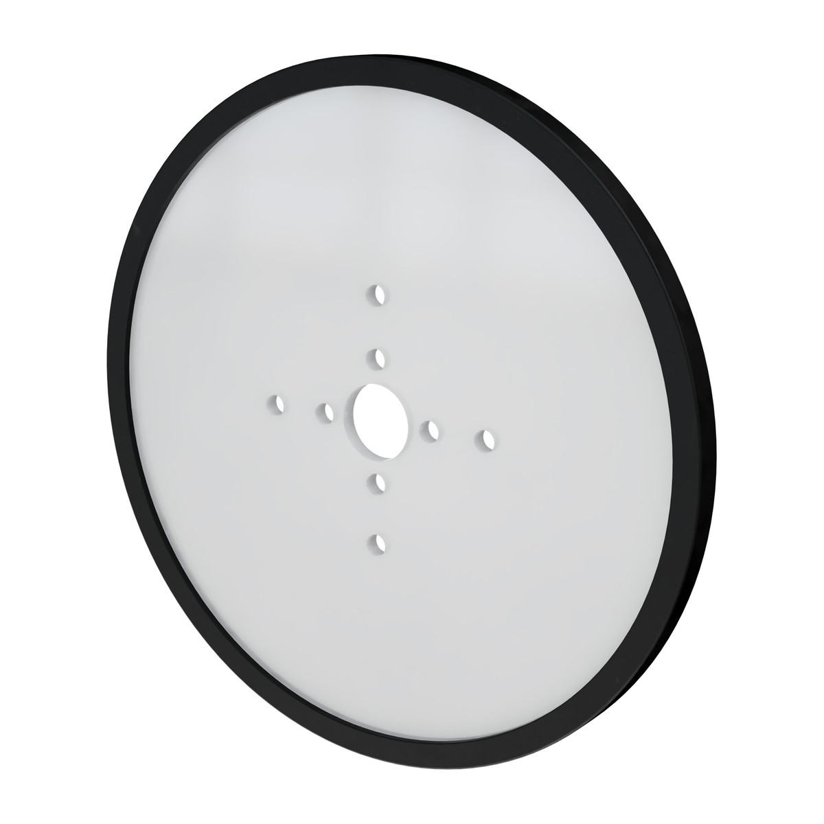 5" Acrylic Disc Wheel (White) - 2 Pack