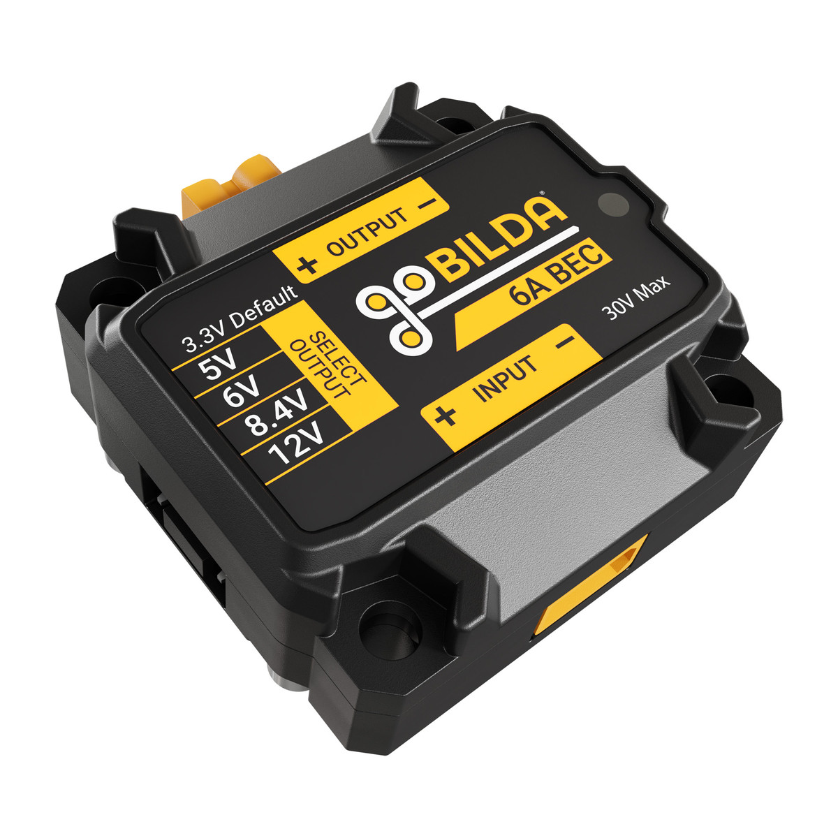 6A BEC / Voltage Regulator (5-30V Input, 3.3V, 5V, 6V, 8.4V, 12V Output, XT30 Connectors)